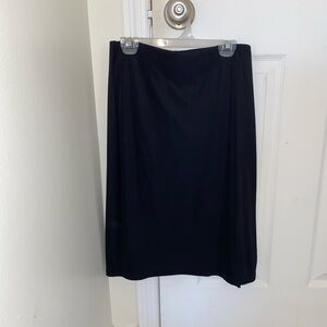 Black Women's Skirt with slit.
